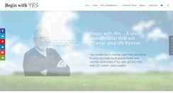 Desktop Screenshot of beginwithyes.com